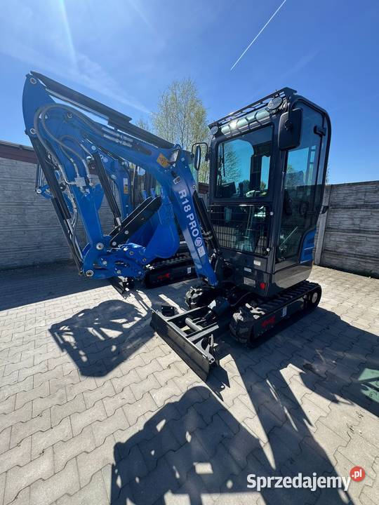 RIPPA R18 PRO nowa koparka minikoparka Kubota Rok produkcji 2026 łódzkie sprzedam