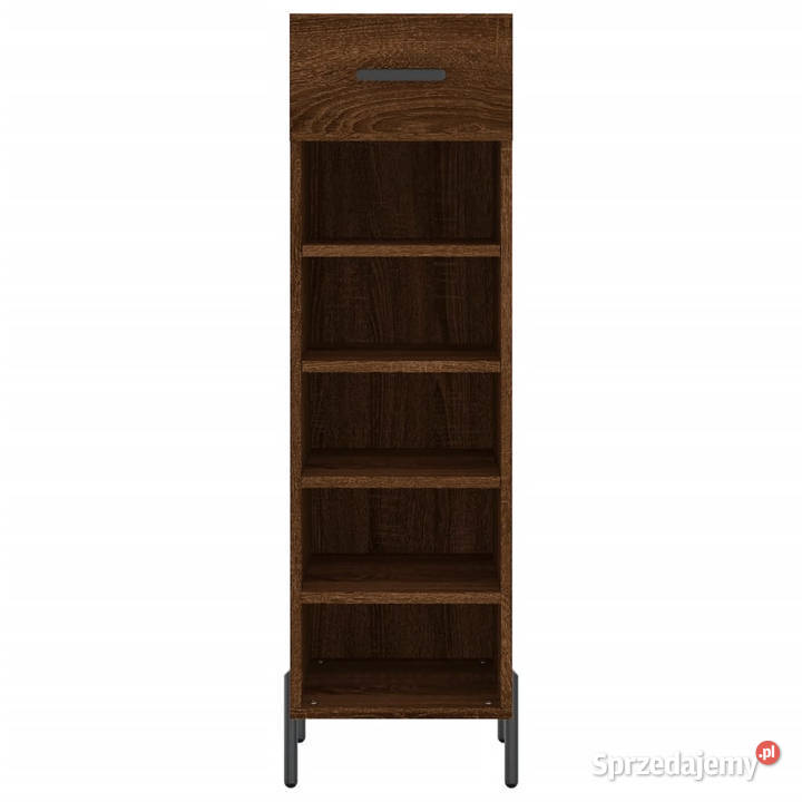 Szafka na buty brązowy dąb 30x35x105 WM829691 mazowieckie Warszawa