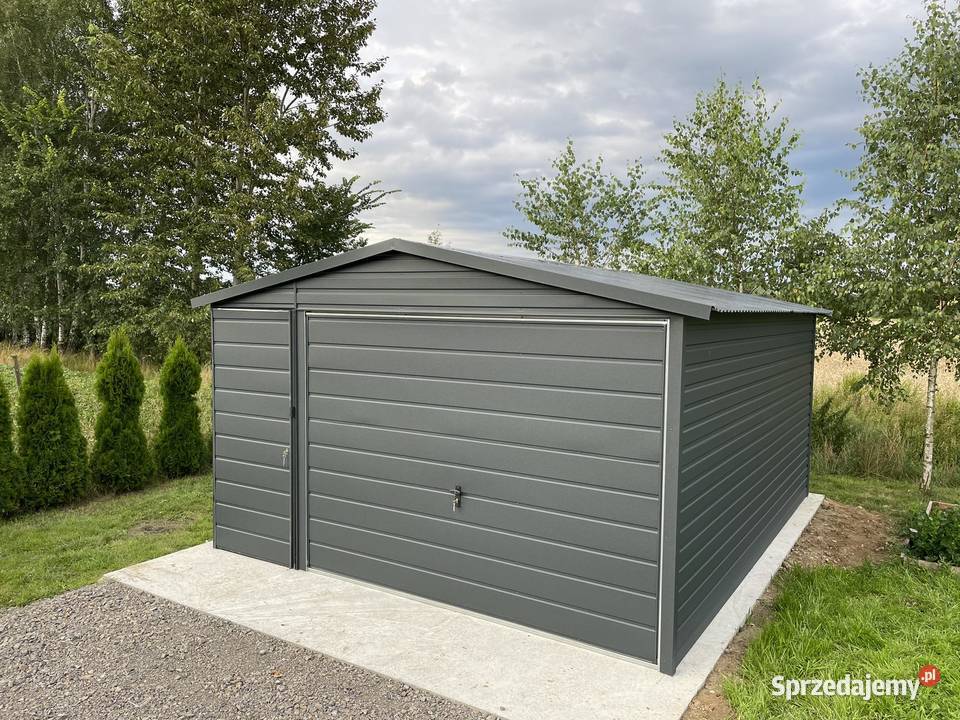 Garaż blaszany 4x5 WZMOCNIONY PROFILAMI Rybnik