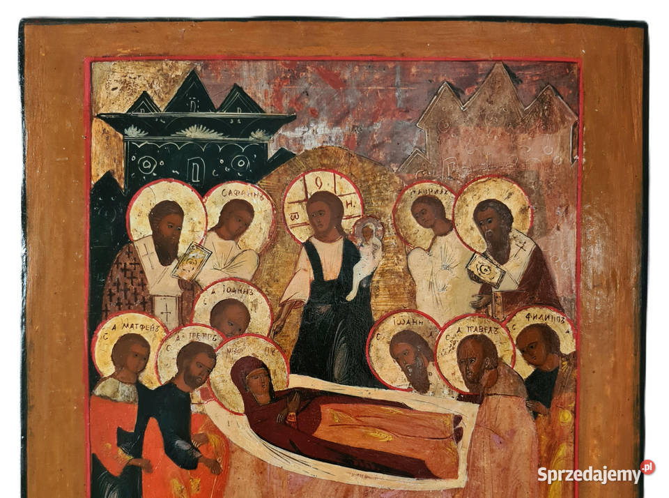 Ikona Zaśnięcie Najświętszej Marii Panny 0311 Malarstwo Warszawa