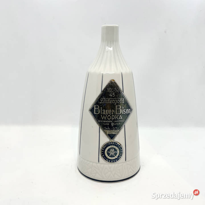 Butelka Bizon Wódka Lichte Fine China Niemcy Warszawa