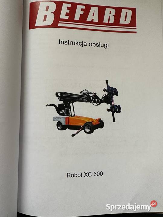 BEFARD ROBOT XC 600 Wózek jezdniowy podnosnikowy Opole sprzedam