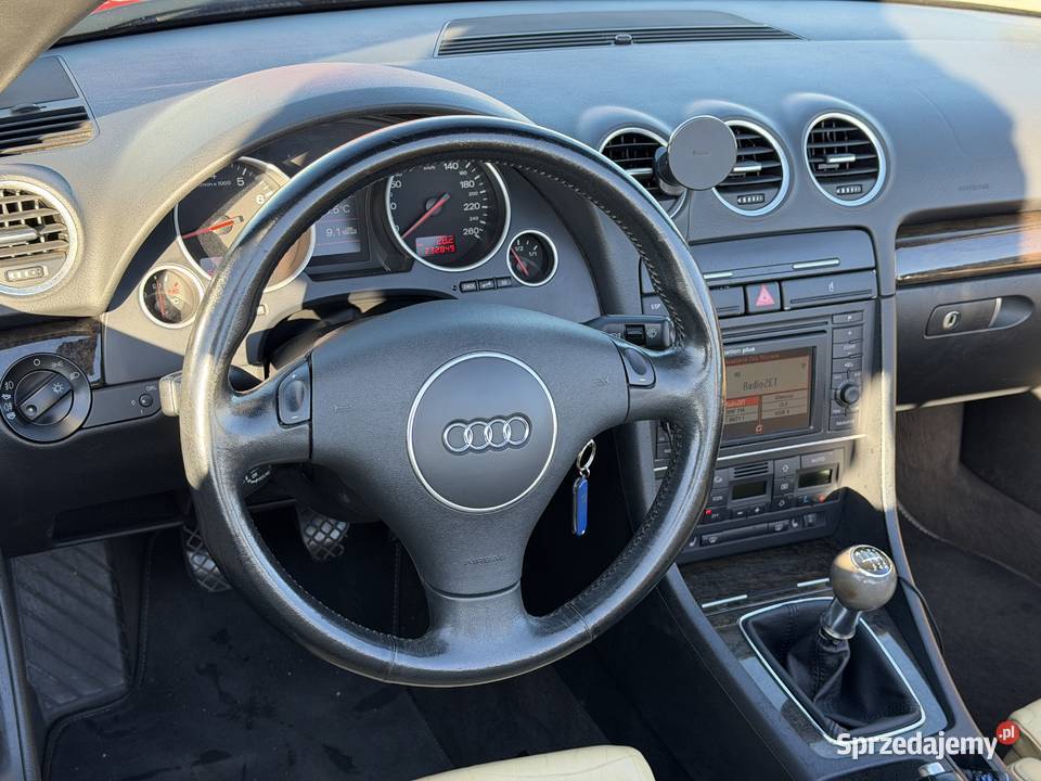 Audi A4 B6 Cabrio 30 V6 220 Manual 6bieg nieuszkodzony Gliwice