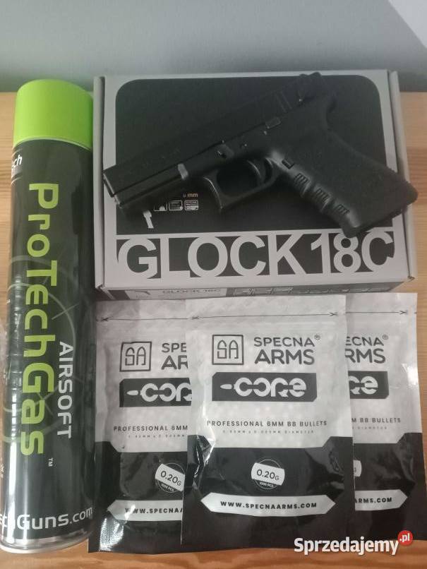 ASG Umarex G18C Bez magazynka 3000 kulek Green Biskupiec