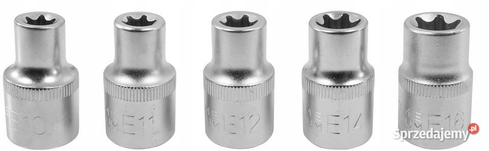 KLUCZE NASADOWE TORX E1024 NASADKI ZESTAW Ręczne Chmielnik