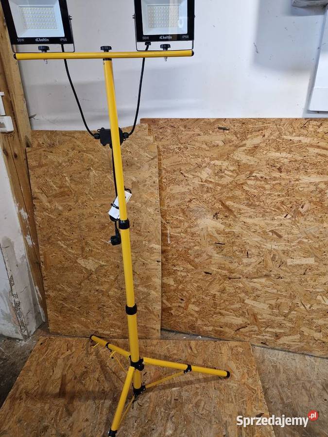 Naświetlacz LED Statyw 2x50W 9000lm Keltin wielkopolskie Głogowa