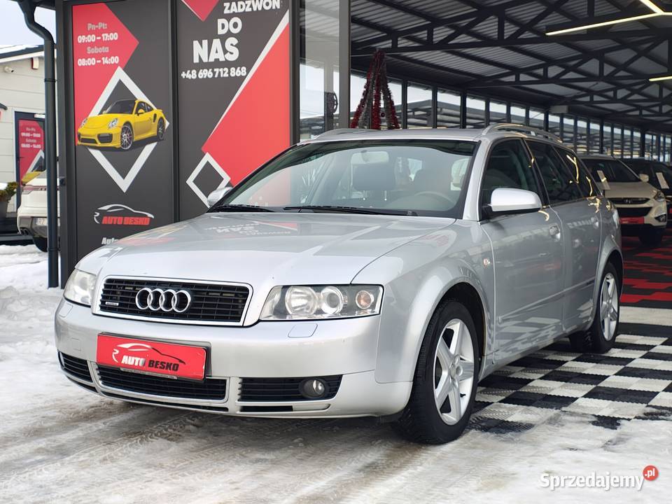 AUDI A4 30Benzyna V6 QUATRO Niski Przebieg manualna Samochody osobowe Zarszyn