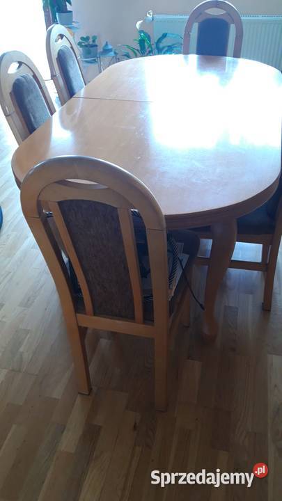 Stół drewniany rozkładany 87cm śląskie
