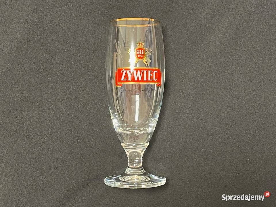 Szklanka Pokal Żywiec 03 l na stopce Porcelana i szkło Kołobrzeg sprzedam