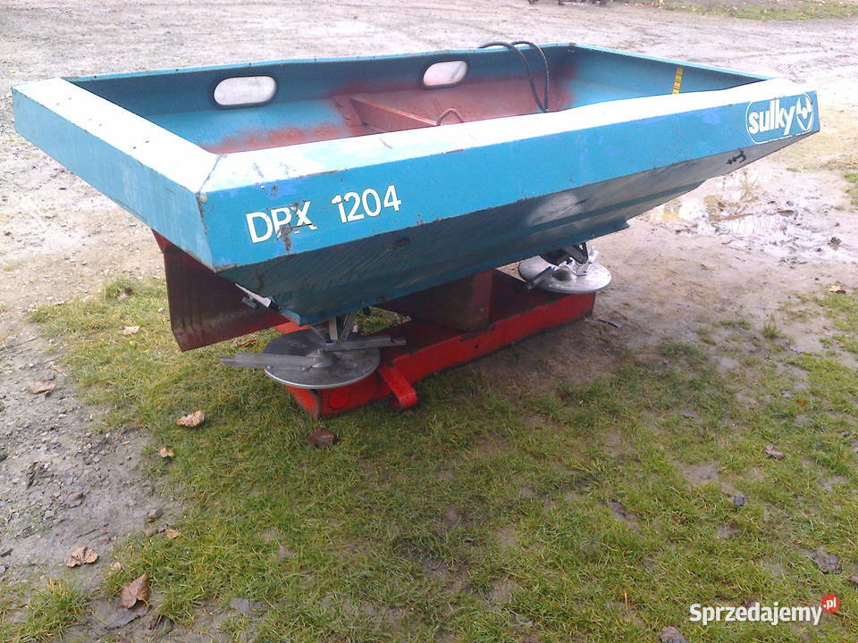 opryskiwacz 300lrozsiewacz dwutalerzowy sulky