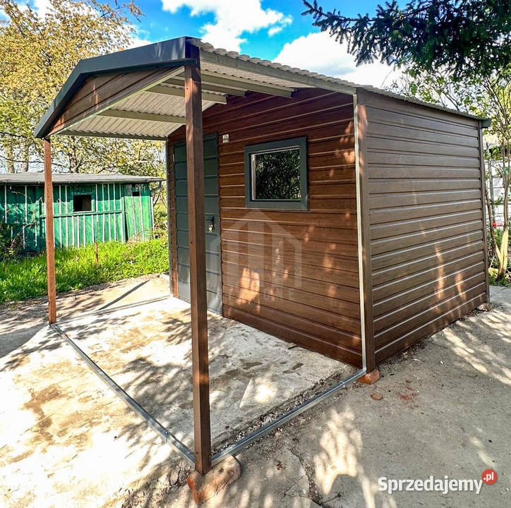 Schowek domek ogrodowy 25x2 m wiata 15 m drzwi Olsztyn