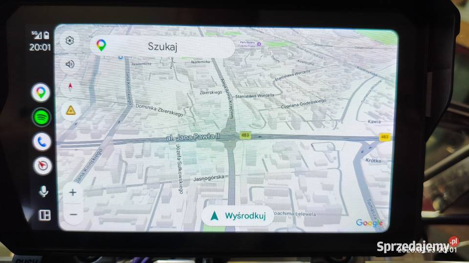 Nawigacja na motocykl Android auto carplay Częstochowa sprzedam