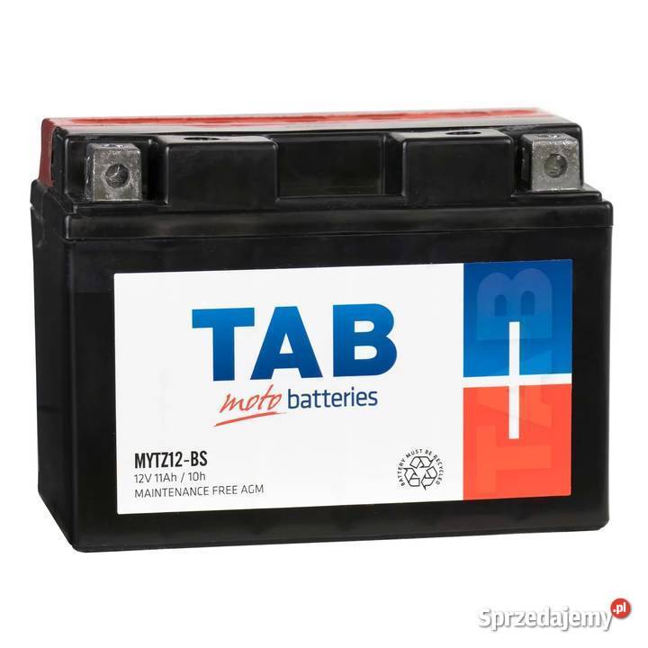 Akumulator motocyklowy TAB MYTZ12BS 12V 11Ah Akumulatory motocyklowe