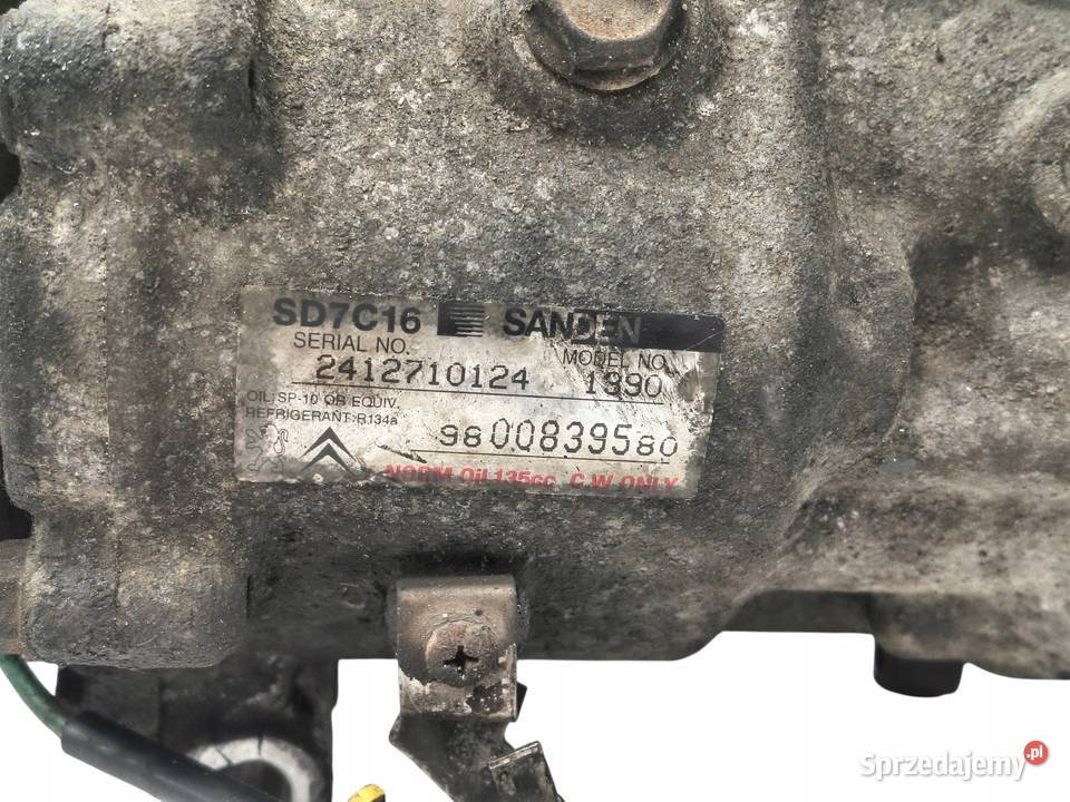 SPRĘŻARKA KLIMATYZACJI Peugeot Partner 308 3008 Części samochodowe lubelskie Chełm