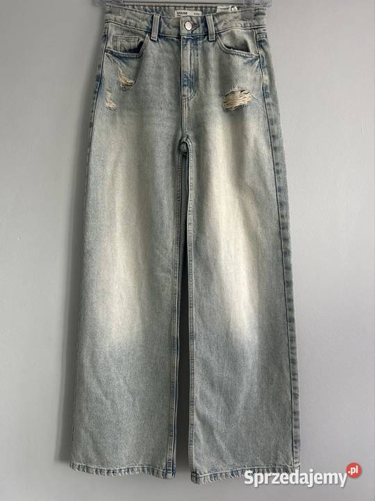 Jeansy szerokie nogawki XXS jeansy wide leg Wyszków