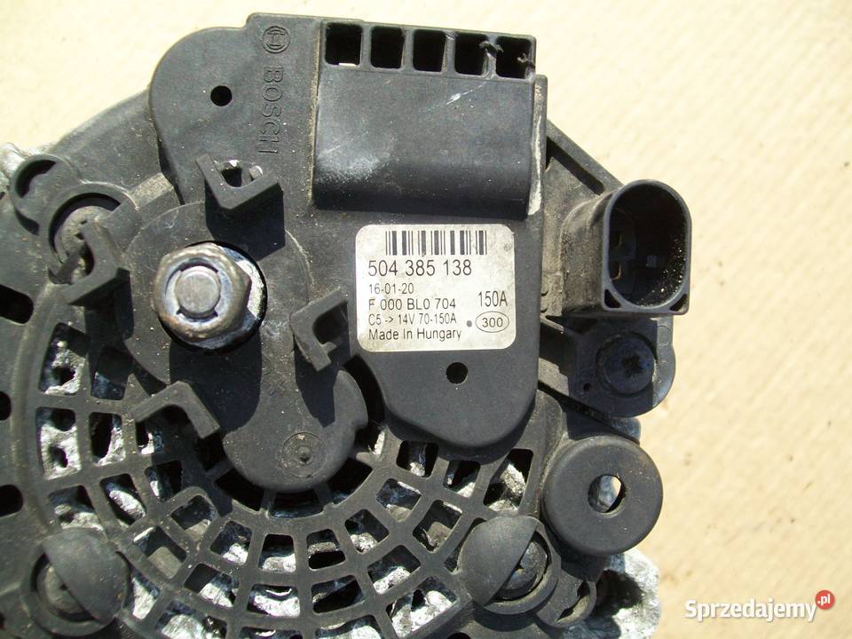 Ducato 30 JTD Alternator 150A Mińsk Mazowiecki