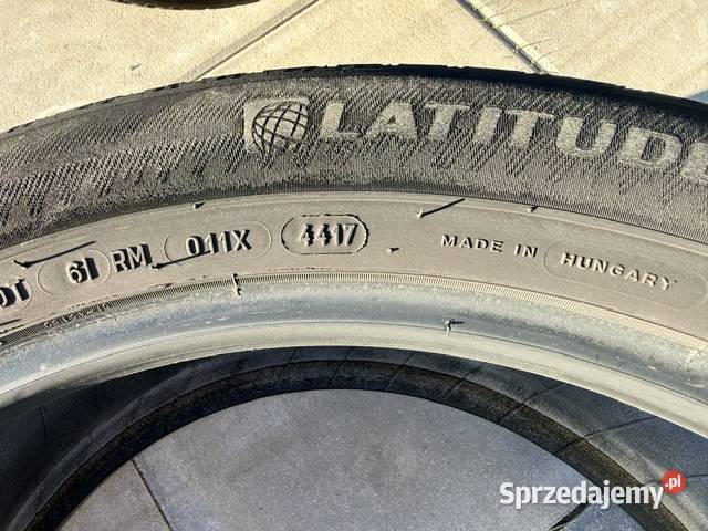 MICHELIN LATITUDE SPORT 3 27545 R 20 4mm 4 kpl terenowe Chwaszczyno