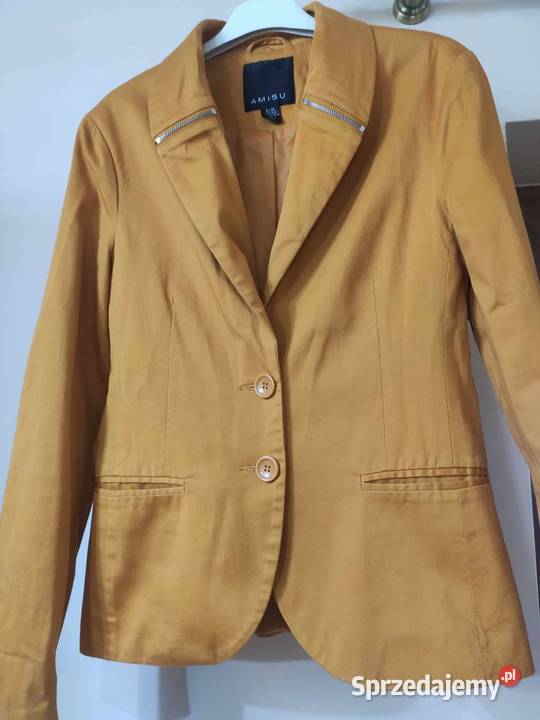 Musztardowa marynarka Amisu Hajnówka