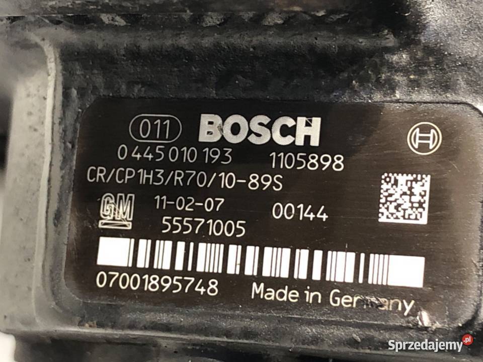 POMPA WTRYSKOWA OPEL ASTRA J 55571005 20 160