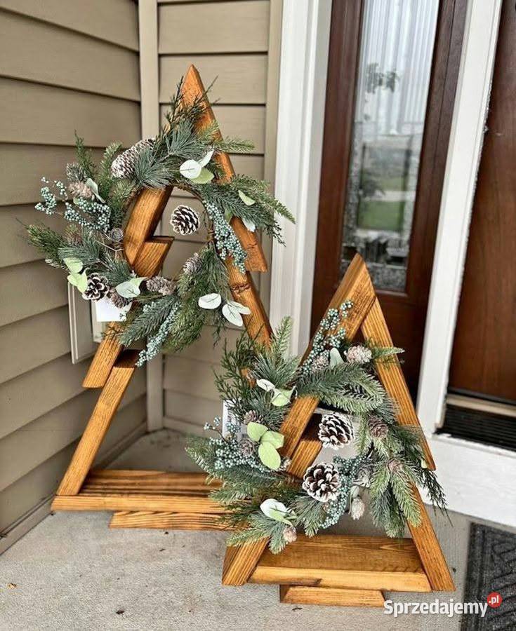Drewniana choinka handmade Nowy Targ