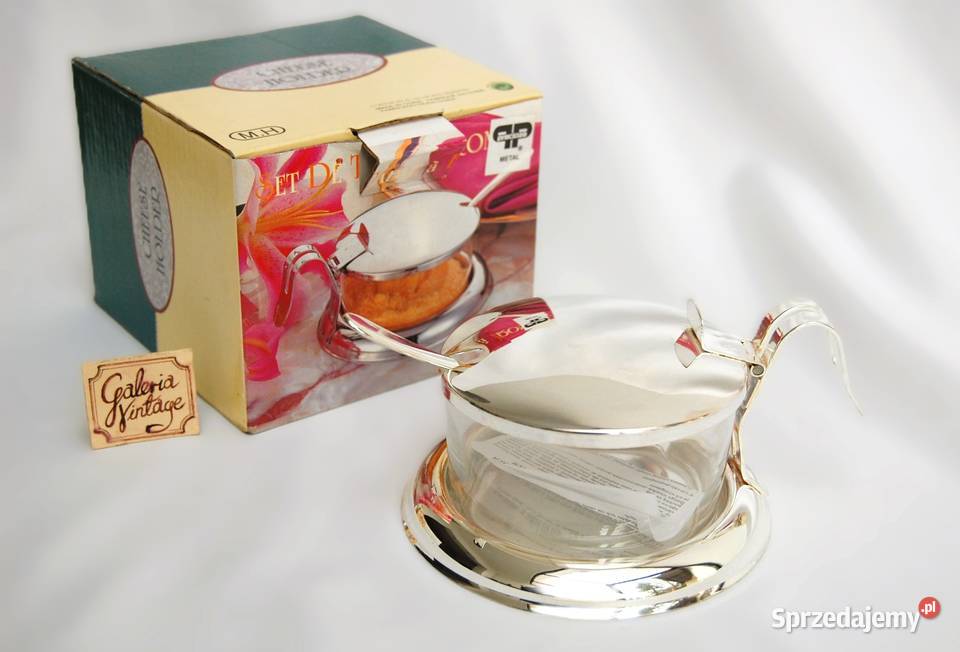 Nowe posrebrzane platerowane srebrem naczynie na Salaterki i półmiski Lublin