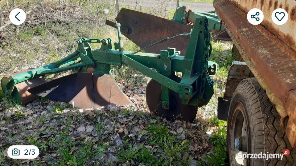 Pług leśny lpz 75 dwuodkładnicowy lpż Żagań