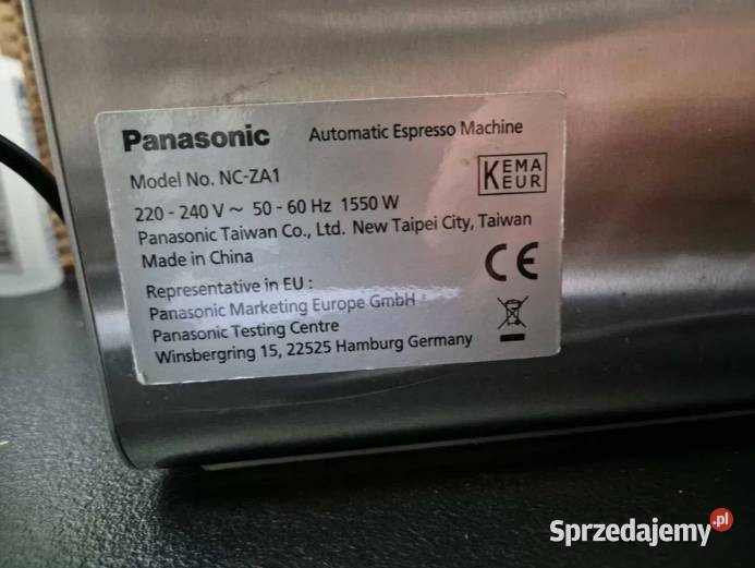 Ekspres ciśnieniowy Panasonic NC1 SREBRNY Głogów