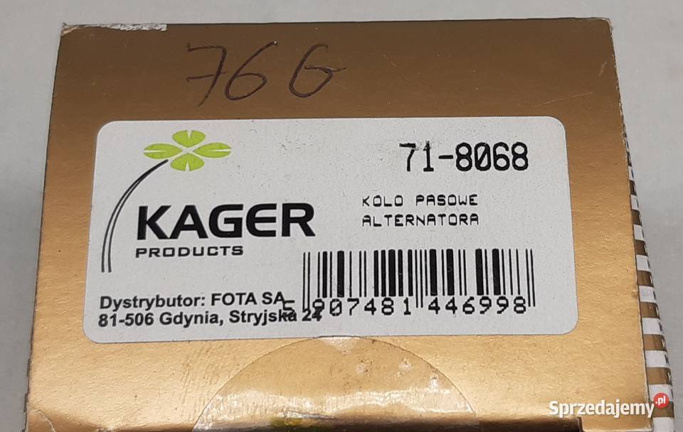 SPRZĘGIEŁKO ALTERNATORA CHRYSLER VOYAGER DOODGE dolnośląskie Mielęcin