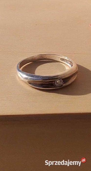 Pierścionek obrączka srebro 925 17mm Cieszyn