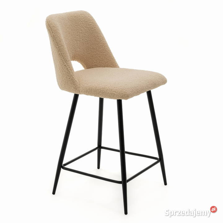 Hoker Tapicerowany Oro Boucle Ciemnobeżowe wielkopolskie Tarchały Małe