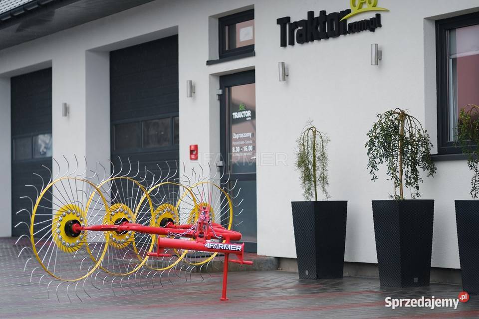 Przetrząsacz zgrabiarka 4 gwiazdowa Z213 4FARMER nieuszkodzony Tajęcina