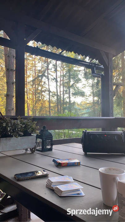 Domek jeziorem w lesie Zbychowo