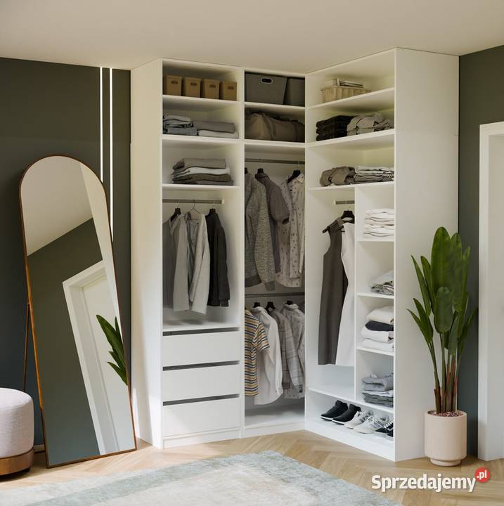 Garderoba modułowa OPENO 1W6P BIAŁA