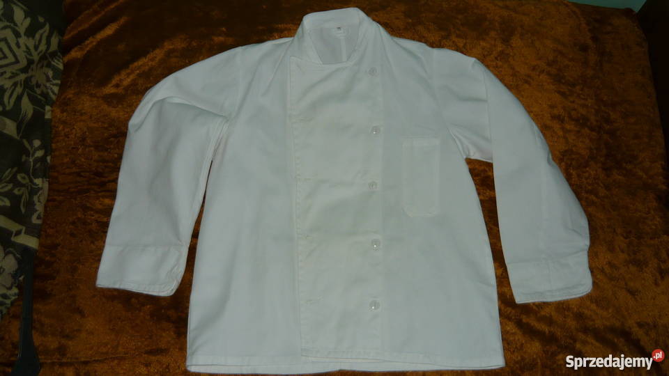 Bluza biały kitel M kucharza kelnera uniform Sokółka