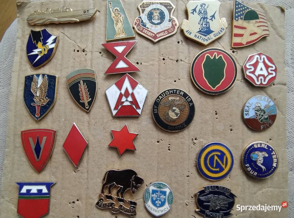 Odznaki wojskowe USA Żory