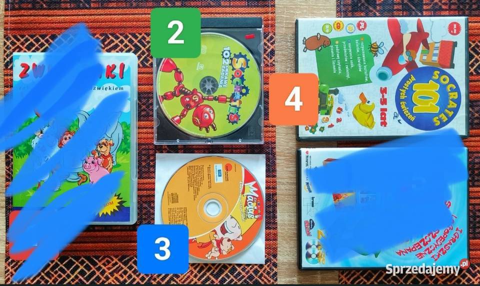 Gry edukacyjne interaktywne CDROM DVD Zawory