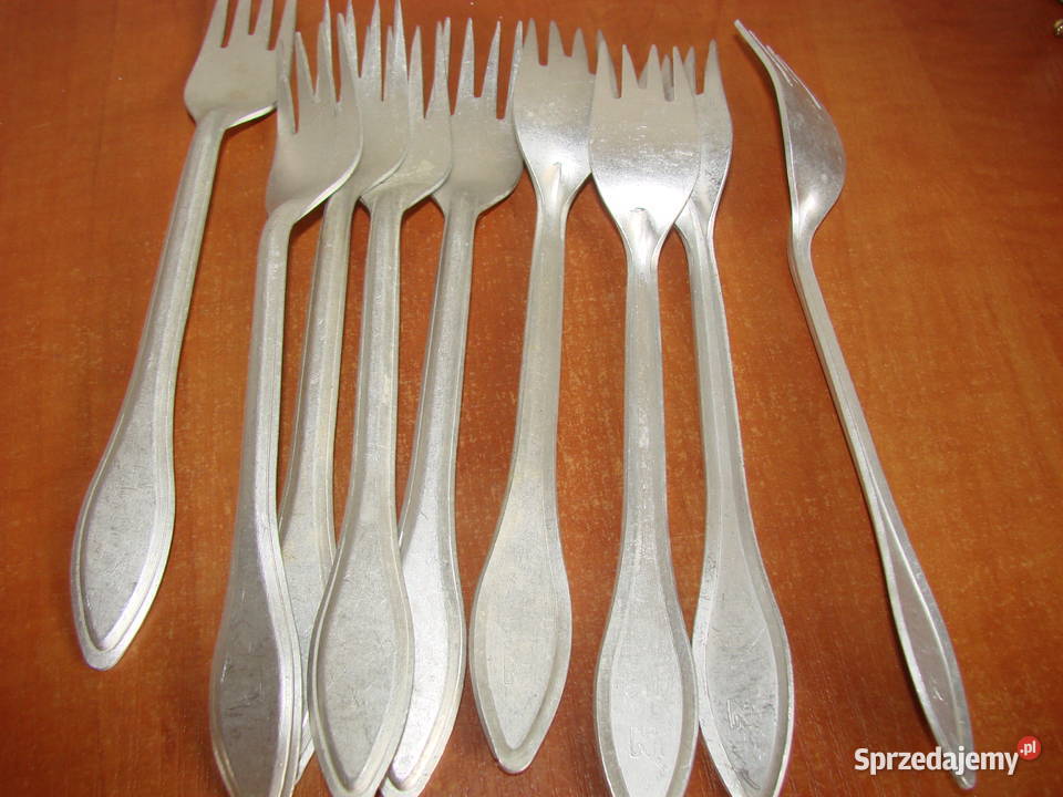 aluminiowy widelec PRL Pruszcz Gdański