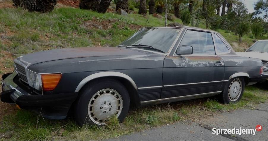 Mercedes 560sl r107 łódzkie Krajanka