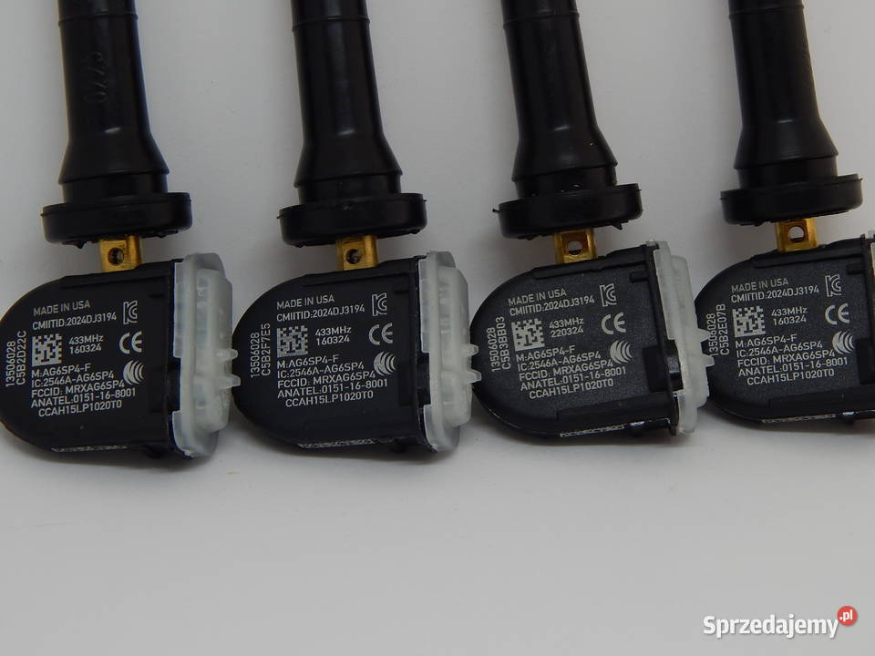 Czujniki ciśnienia kół TMPS OPEL kpl 4 MADE IN