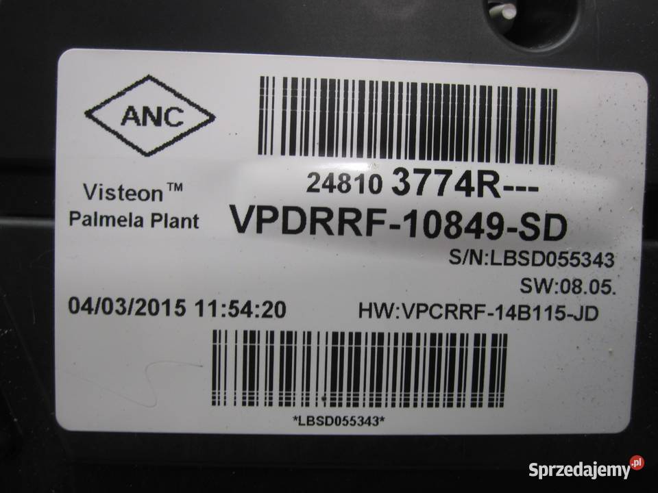 RENAULT TRAFIC III 15r licznik zegar ANGLIK Kielce