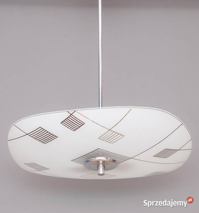 Lampa wisząca Look PopArt MidCentury Vintage PRL Dąbrowa Górnicza