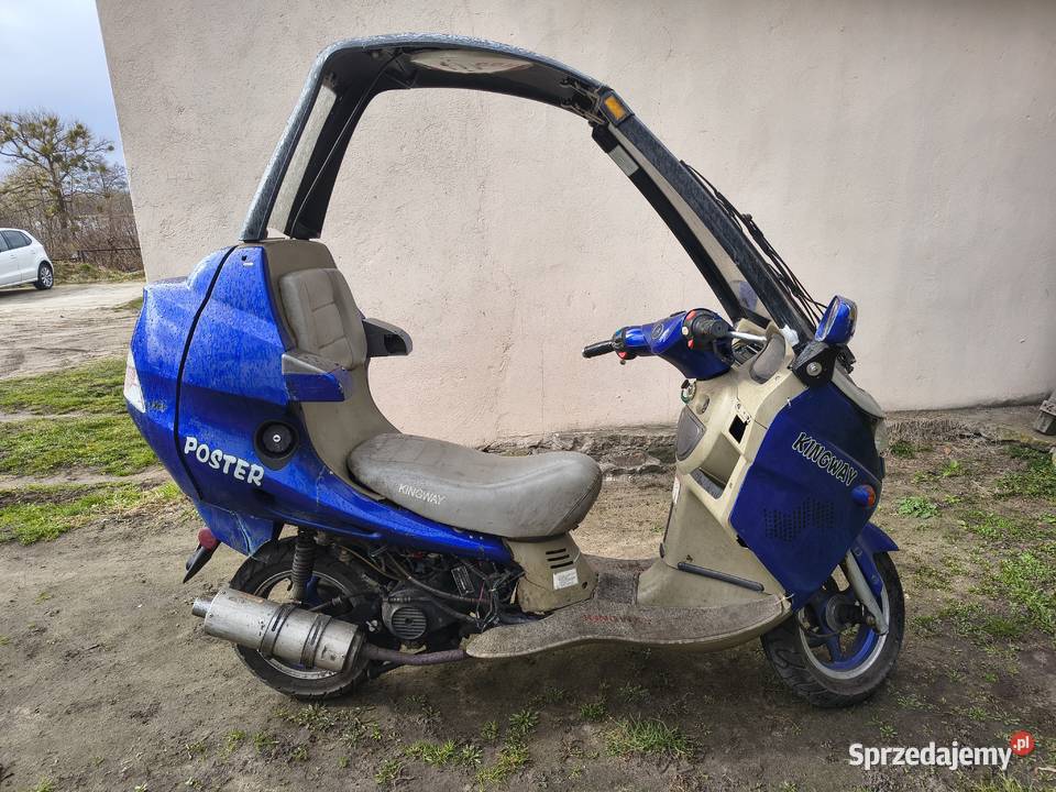 Skuter 50 z dachem Kingway