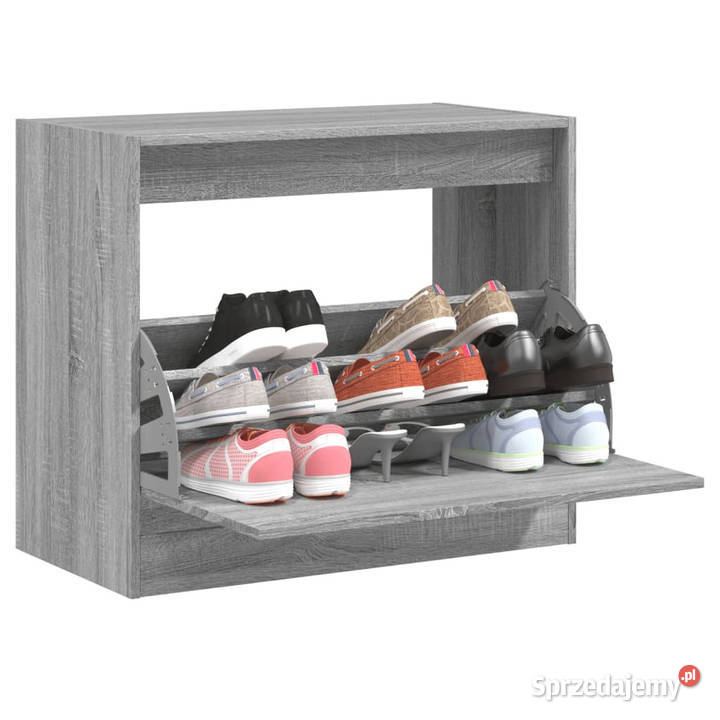 Szafka na buty szary dąb sonoma 80x42x69 Warszawa