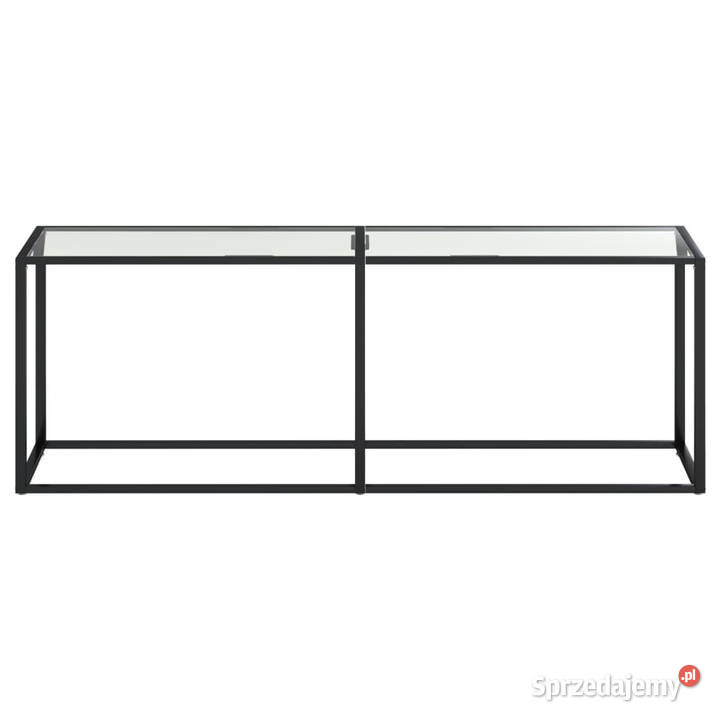 Konsola przezroczysta 220x35x755 szkło hartowane Warszawa