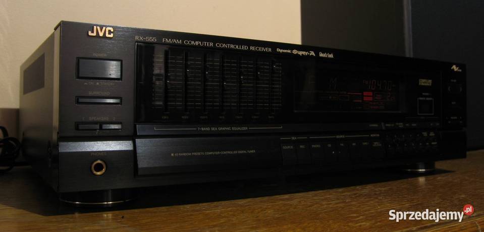 JVC RX-555 KOREKTOR 7-PASM SOLIDNY AMPLITUNER STEREO 2x100W Sandomierz ...