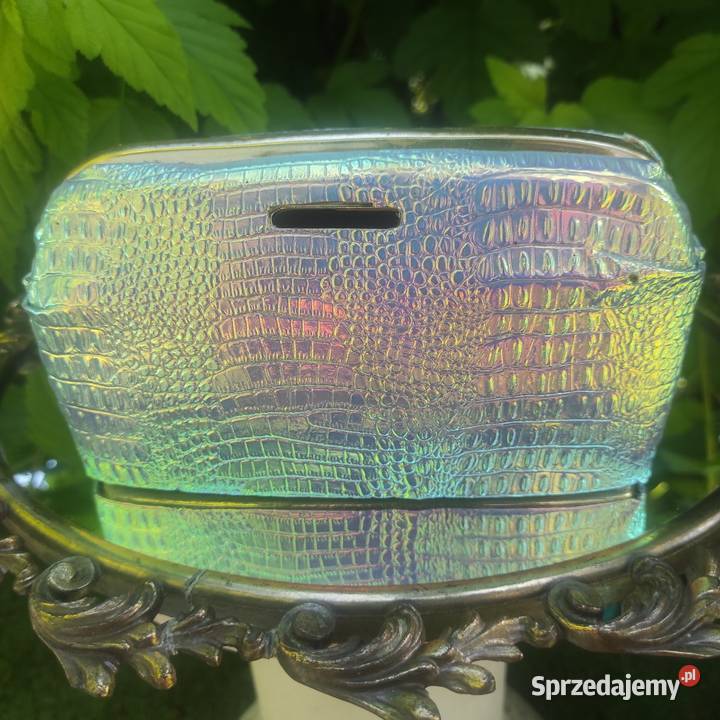 Elegancka skarbonkaceramikaEko skóra HOLOGRAM Pabianice