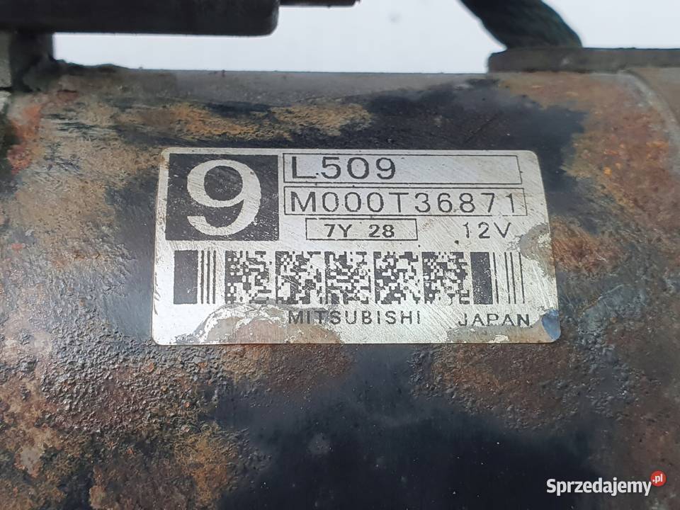 ROZRUSZNIK Mazda 6 25 16V oryginał M000T36871 Chełm