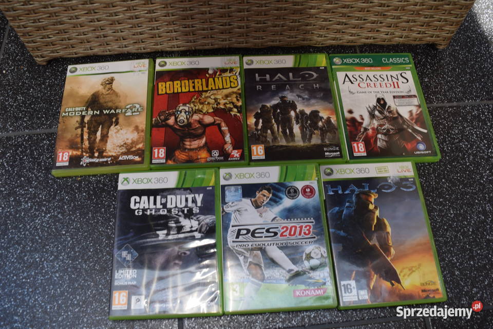 7 Gier Różnych XBOX 360Oryginał Olsztyn Wysyłka Gry na konsole warmińsko-mazurskie