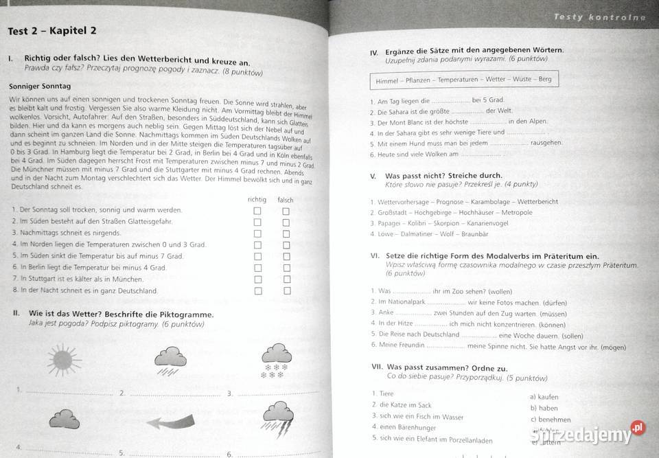 Aha Neu 3A 3B Język niemiecki klasy 3 gimnazjum Chełm sprzedam