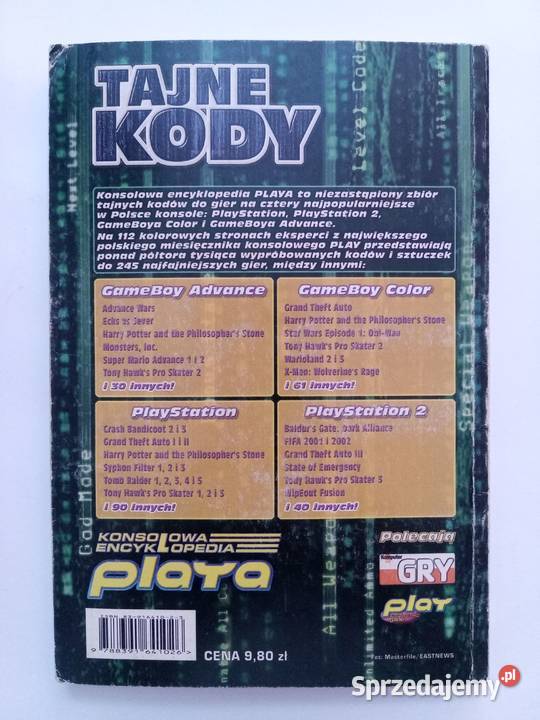 Encyklopedia Tajne kody Gry na konsole Warszawa